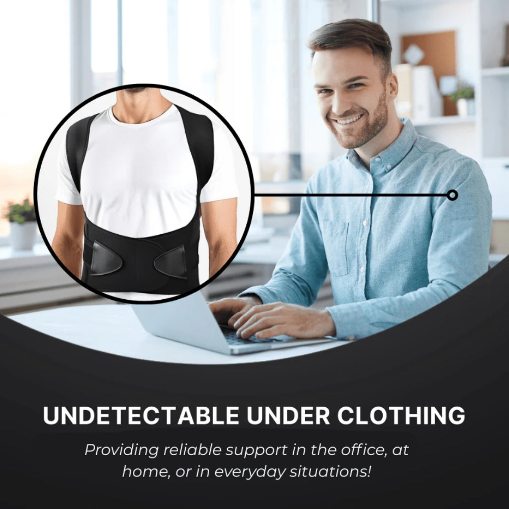 Back Brace Posture Corrector for Women & Men Back Lumbar Support Shoulder Posture Support for Improve Posture & Back Pain Relief